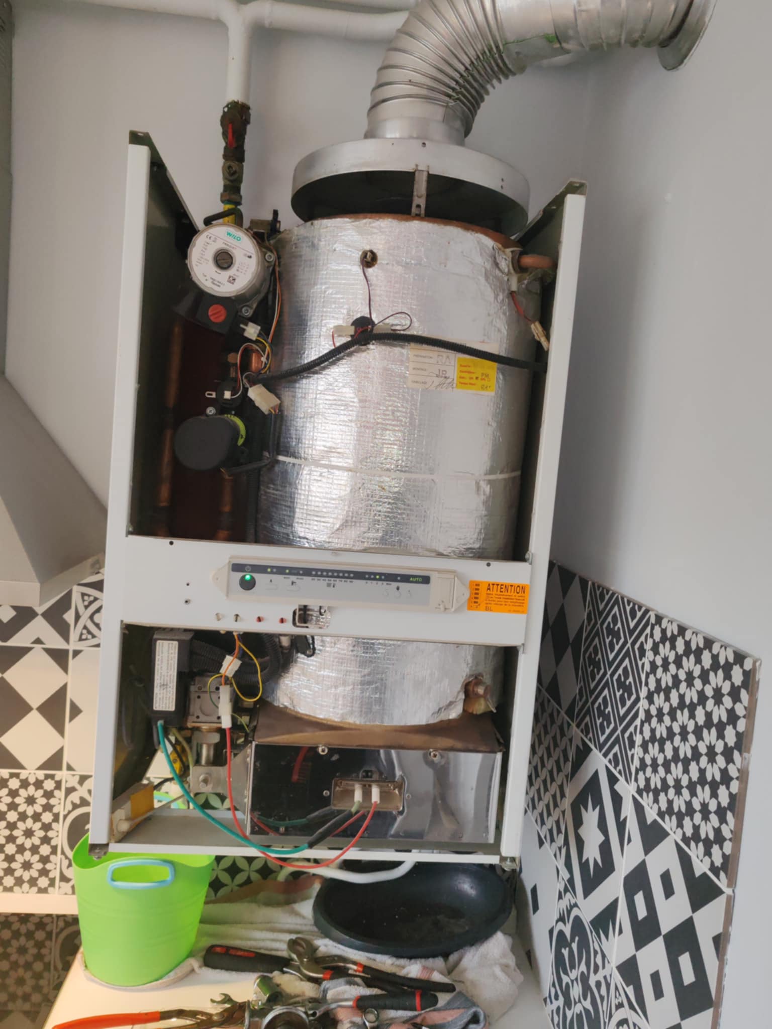 Installation de chauffage central